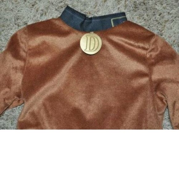 Toddler Duke Secret Life of Pets Halloween Costume 3T/4T Brown Jumpsuit & Mask - Picture 3 of 6